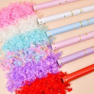 Confettis et plumes de 30 cm et 60 cm à prix réduit, lanceurs et vaporisateurs portatifs pour mariages, remises de diplômes, anniversaires et autres célébrations - Product Image 1