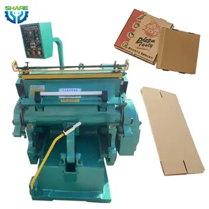 cardboard flat die cutting and creasing machine automatic die cutting and stripping machine