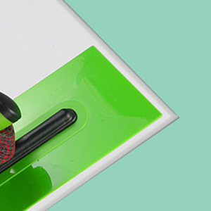 Plastic Trowel Putty Scraper Ergonomic Grip Leveling Tool For Mud Application - Product Image 1