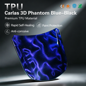 Nueva Llegada de Carlas: <span class=keywords><strong>Película</strong></span> Protectora de Pintura TPU PPF 3D Phantom Series de 8mil, Anti-Amarilleo, Hidrofóbica, con Efecto de Cambio de Color - Product Image 1