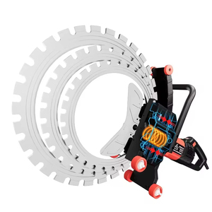 Scie circulaire sans poussière haute fréquence, nouvelle machine de dé<span class=keywords><strong>coupe</strong></span> murale à moteur portable pour l'ouverture de portes et de fenêtres, <span class=keywords><strong>coupe</strong></span>-béton à engrenages - Product Image 2