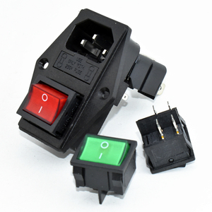 AC-01A שקע חשמל fuse כפול עם שקע תעשייתי סוגר & בית חולים להשתמש 14 a תקע נחושת 2pin עבור eu תקן 10a מדורג - Product Image 1