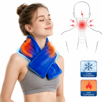 Coussin chauffant pour le cou réutilisable pour soulager les douleurs cervicales et détendre les muscles des épaules