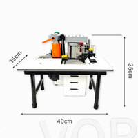 Machine à chantourner automatique portable ST-30 Vortek pour le collage de chants droits et courbes, idéale pour la production de panneaux en bois et MDF
