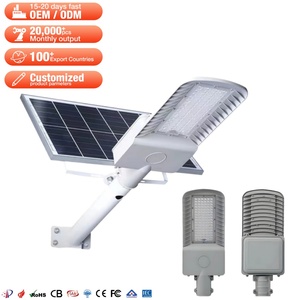 Farola Solar Industrial ZY con Batería Lifepo4, IP65 Impermeable, LED de Aluminio para Exteriores - Product Image 1