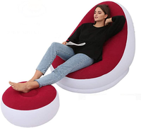 Siège gonflable OEM, pompe à Air extérieure, canapé-lit de salon, chaise de film gonflable, canapé, ensemble de siège de détente pour adulte