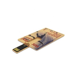 2023 nouvelle carte de crédit écologique clé USB 2.0 3.0 clé USB en plastique renouvelable 1GB 8GB 32GB 128GB mémoire clé USB - Product Image 5