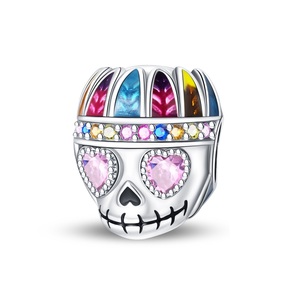 Abalorios <span class=keywords><strong>de</strong></span> <span class=keywords><strong>Calabaza</strong></span> con Calavera <span class=keywords><strong>de</strong></span> Halloween para Broma Divertida, Accesorio DIY para Pulsera - Product Image 5