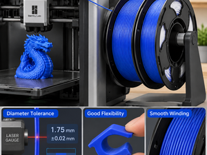 Filamento PLA Ecológico y Resistente Yiqiu3D de 1.75mm y 1kg en Colores Sólidos para Impresoras 3D Bambu Lab, Creality y Prusa - Product Image 2