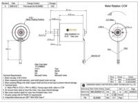 BL2838N 24V Hochdrehzahl Bürstenloser Gleichstrommotor mit Integriertem Treiber CCW-Rotation IP55 Wasserdichter Lüfter für Heißluftpistolen-Ausrüstung