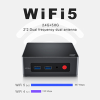 Nuevo Mini PC GK con Intel J4125 Quad (hasta 2.7GHz), Windows 10 Pro, 128GB/256GB SSD, Memoria DDR4, Enchufes UK/US/EU, para Negocios
