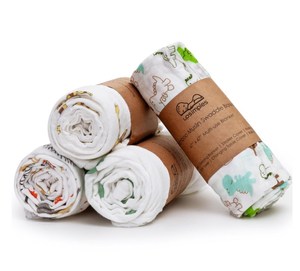 Manta de bebé de tela de muselina orgánica 100% certificada por GOTS, manta envolvente a precio antibolitas, 100% de algodón <span class=keywords><strong>para</strong></span> el hogar, Hospital, Hotel - Product Image 4