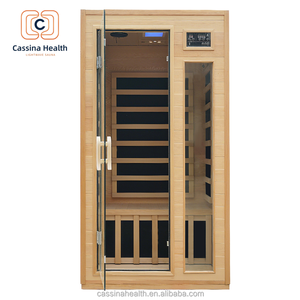 OEM Whosale Dry <strong>Sauna</strong> Solid Wood Hemlock Electric Modern 1-Person Indoor <strong>Sauna</strong> Room For Family Health Use - Product Image 1