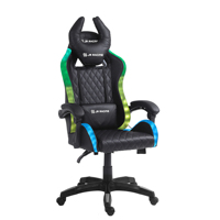 Chaise de jeu en gros d'usine à dossier haut effet lumineux RVB Design moderne de style spécial