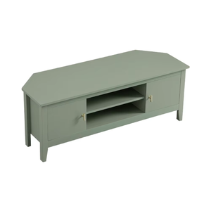 Soporte moderno de <span class=keywords><strong>TV</strong></span> de esquina <span class=keywords><strong>para</strong></span> televisores de <span class=keywords><strong>55</strong></span> <span class=keywords><strong>pulgadas</strong></span> Gabinete de consola multimedia con 2 armarios y estante abierto Paquete plano Almacenamiento <span class=keywords><strong>para</strong></span> sala de estar - Product Image 1