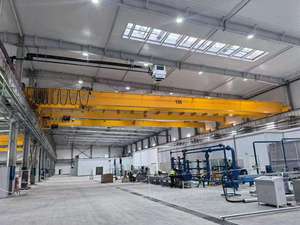 Single Girder EOT Crane with <b>Electric</b> <b>Wire</b> Rope Hoist for Manufacturing Plant Assembly Workshop and Warehouse Operations - Product Image 4