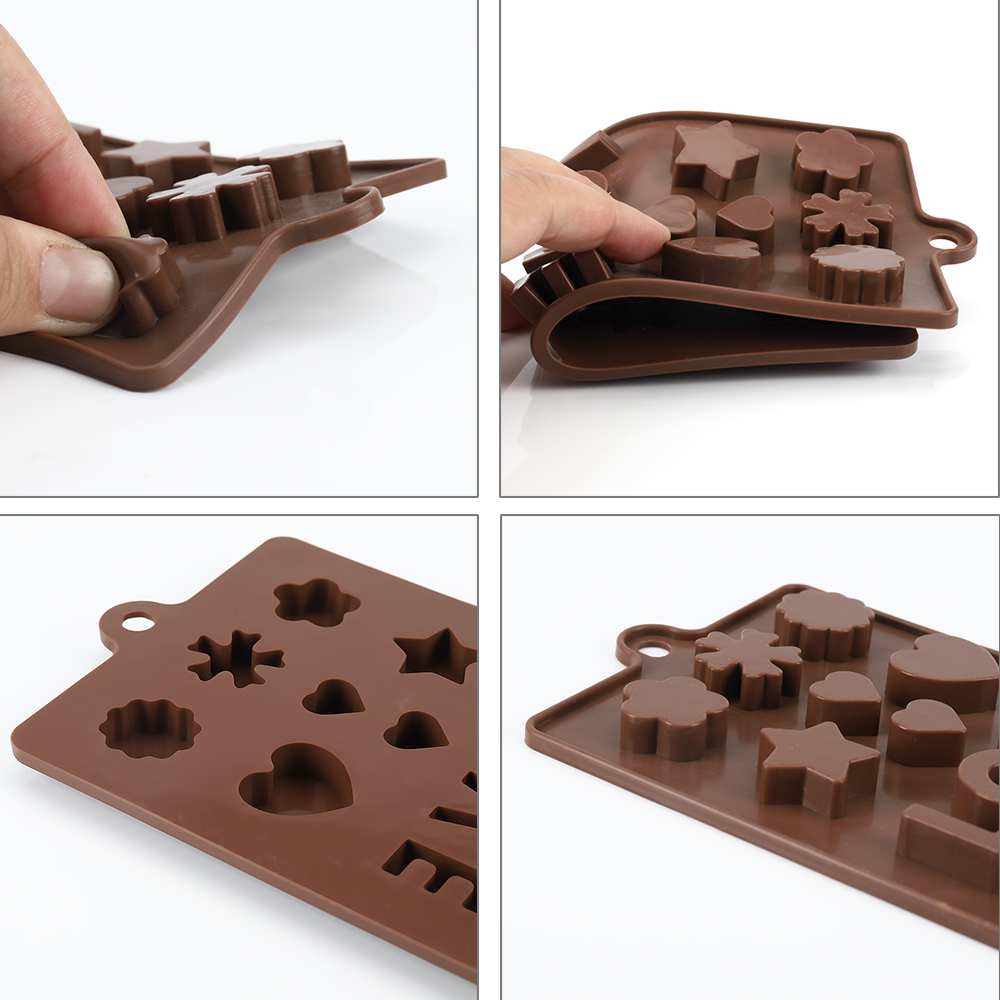 inherited 2 PCS Casa di Pan di Stampo per Dolci in Silicone, Natale
