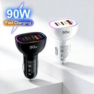 New Arrival High Speed Magnetic Car Charger Dual PD & QC3.0 3-Port Fast Charging Adapter for Laptop & Mobile Phone - Product Image 4