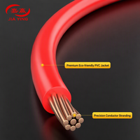 Jiaying Industries 0,5-2,5mm² BVR-Draht Flexibler Mehradrig-Kupferdraht BC PVC-Isoliert Einadriges Gebäudekabel für Beleuchtung