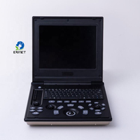 Échographe vétérinaire noir et blanc EUR VET avec écran LCD LED HD de 12,1 pouces, interface à double sonde et fonction d'optimisation à une touche