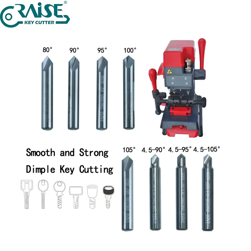 Nâng cao đầy đủ bộ Carbide Dimple Cutter cho dọc chính trùng lặp máy công cụ thợ khóa Nguồn cung cấp