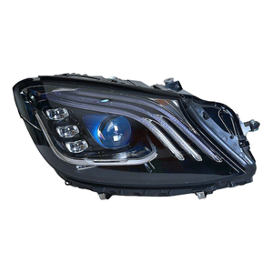 DOS Auto pour <span class=keywords><strong>Mercedes</strong></span> Benz GLC W253 Ensemble de phares 16-19 Modifié style Maybach Lentille LED Feux de jour Clignotant - Product Image 3