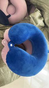Wholesale China <b>Memory</b> <b>Foam</b> U-Shape Pillow Custom Logo Portable Camping & Travel Airplane Washable Anti-static Folded - Product Image 2
