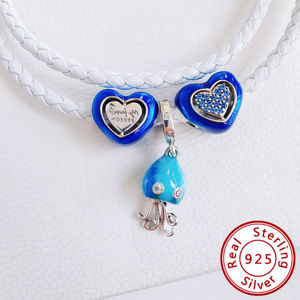 Kit de fabrication de bracelets à breloques HaYa Unicorn, breloques en vrac, pendentifs de bijoux DIY, série Océan, style designer, mode unisexe, 925 - Product Image 3