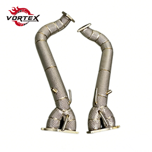 Vortex 304 Stainless Steel Long Tube Headers for Porsche 718 GT4 4.0L Flat-6 2020-2025 With Heat Shield Equal Length Design - Product Image 1