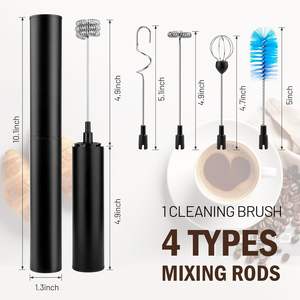 Batidora de Café y Espumador de Leche Portátil Potente al por Mayor para Lattes, Batidor Ecológico con - Product Image 6