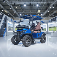 Voiturette de golf électrique personnalisable à énergie nouvelle, vente directe usine, véhicule écologique rechargeable 3-4 places, certifiée CE/DOT pour parcours de golf