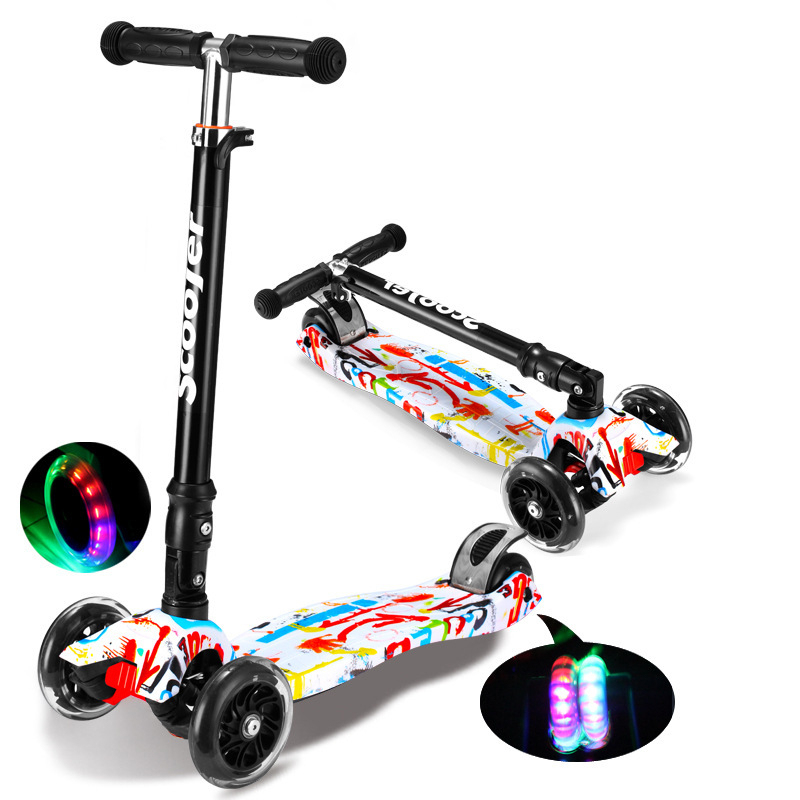 Kids Kick Foot Scooter 3 Pu