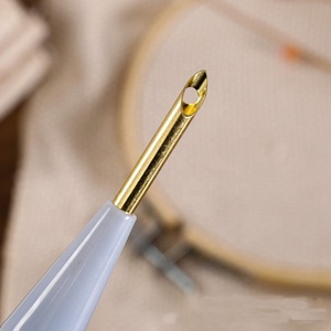 Plastic Embroidery <b>Pen</b> Set Adjustable Punch Needle Weaving Tool Cross <b>Stitch</b> Sewing Accessories - Product Image 3
