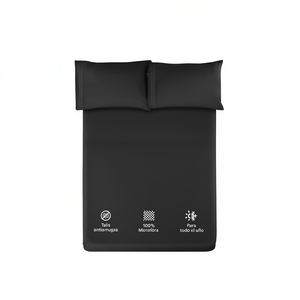 Ensemble de draps en microfibre, taille king, 2000 fils, anti-boulochage, pour toutes les saisons, usage domestique - Product Image 1