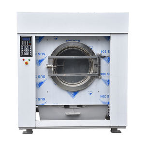 Lave-linge industriel électrique en acier inoxydable de 15 kg à 120 kg avec sécheuse, laveuse-essoreuse à chargement frontal entièrement automatique - Product Image 4