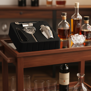 Juego de 5 piezas de acero inoxidable para coctelería, mezclador de cócteles, juego de herramientas de bar, regalo - Product Image 4