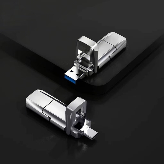 Sports Car Design 2 in 1 Usb Flash Drive USB3.2 High Speed Pen Drive 64gb 128gb 256GB 512GB 1TB Pendrives Type C Usb Stick