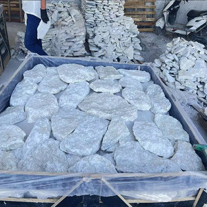 Ngọc trai tự nhiên thạch anh trắng xếp chồng lên nhau đá chia bề mặt thiết kế truyền thống ngoài trời tường ốp bền - Product Image 5