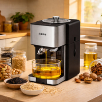 Máquina Prensa de Aceite Automática Inteligente para el Hogar, Extractor de Aceite en Frío y Caliente de Alto Rendimiento para Cacahuetes, Sésamo, Nueces y Semillas, Uso Doméstico