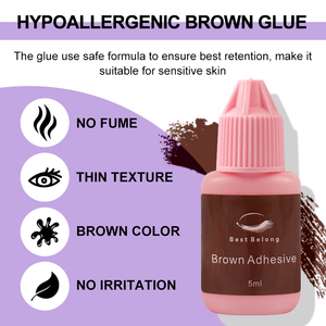 Professional Brown <strong>Glue</strong> <strong>for</strong> Eyelash Extension Waterproof Brown <strong>Glue</strong> Eyelash Extension Adhesive <strong>Glue</strong> <strong>Lash</strong> Adhesive - Product Image 2