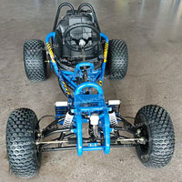 Go-Kart Todoterreno de 270cc con Transmisión Automática de Embrague Húmedo, Llantas Grandes de 8 Pulgadas, Buggy de 4 Ruedas para Adultos, para Actividades al Aire Libre