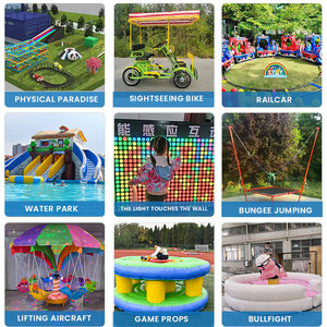 Le parc d'attractions carré mobile monte l'élastique sautant rotatif électrique de carnaval d'enfants à vendre - Product Image 6