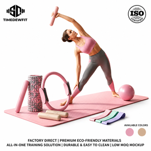 Kit Complet de Yoga et Pilates pour Femmes : Anneau, Chaussettes, Ballon et Bande de Résistance – Combinaison Libre, Marque OEM Modèle SQYGST03, Fabriqué en Chine, Taille 38 - Product Image 1