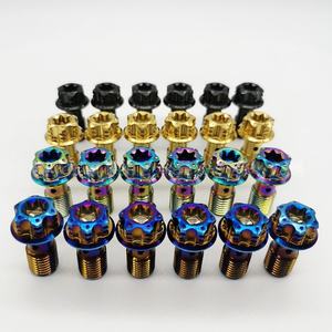 Composants en alliage de titane haute performance, directement de l'usine - Vis de frein à disque à trou unique M10*1.0/1.25 - Product Image 5