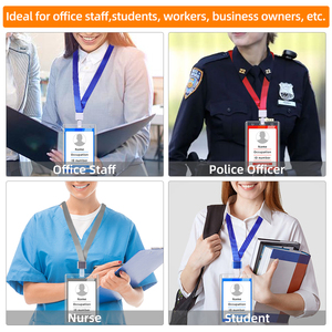 Kejea B7 Heavy Duty Badge Holder Employe's Card Holder Vertical Protector Cover Case for Key Office Doctor Nurse Teacher Women - Product Image 6