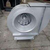 Ventilateur centrifuge à pales courbées vers l'arrière, haute pression statique, pour la collecte de poussière et les systèmes d'évacuation industrielle, personnalisable