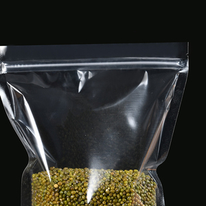 Bolsa de Plástico Transparente con Cierre Ziplock Personalizada de Grado Alimenticio, con Impresión Personalizada y Base Plana - Product Image 3