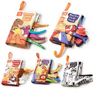 Sách vải cảm giác đuôi thú 3D mềm mại Tumama Kids, sách tắm vải cho bé, sách vải đầu tiên cho bé, đồ chơi sách vải - Product Image 1