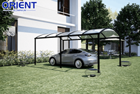 Nouveauté : abris de voiture modernes, robustes et imperméables, 3m x 5m, pour le stationnement des voitures