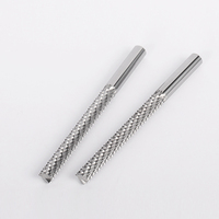 Fresa de maíz brillante sin recubrimiento personalizada HANDERK D4 6 8 10 12mm Juego de molino de extremo de maíz para herramienta de corte CNC